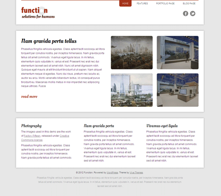 Function WordPress Business Theme