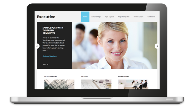 Executive 2.0 Responsive WordPress Theme