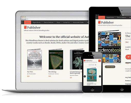 Publisher v2 Responsive WordPress Goods Selling Theme