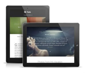 Fable Responsive Tablet WordPress Blog Theme