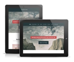 Vertex WordPress Portfolio iPad Theme