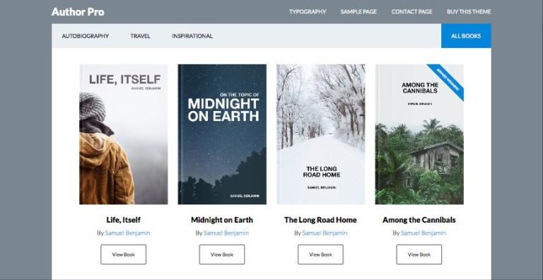 Read more about the article Author Pro WordPress Theme for Published Books or Travel History!