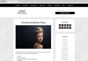Jane WordPress Chic Photo Blogging Theme