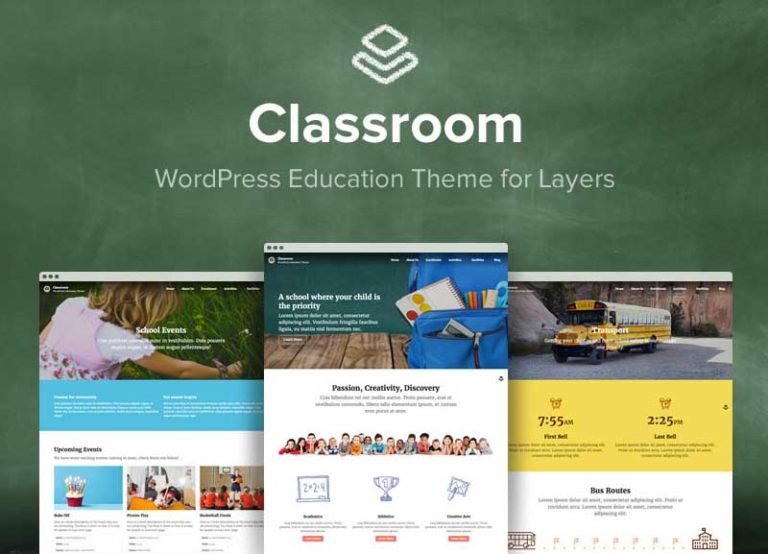 Classroom WordPress Theme For Kindergarten & Middle Schools