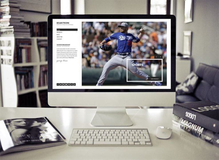 Eclecticon WordPress Minimal Layout Portfolio Theme