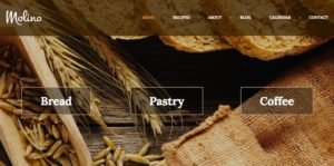 Molino WordPress Pastry Shop Theme