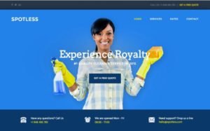 Spotless WordPress Cleaning Service Theme