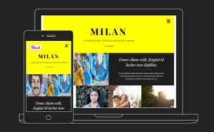 Milan Pro Fashion Forward Magazine WordPress Theme