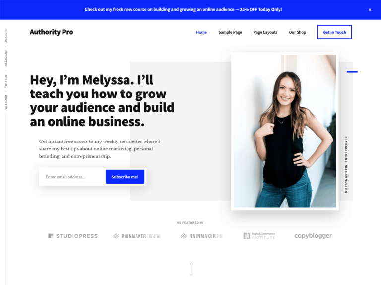 Read more about the article Authority Pro WordPress Theme for Entrepreneurs